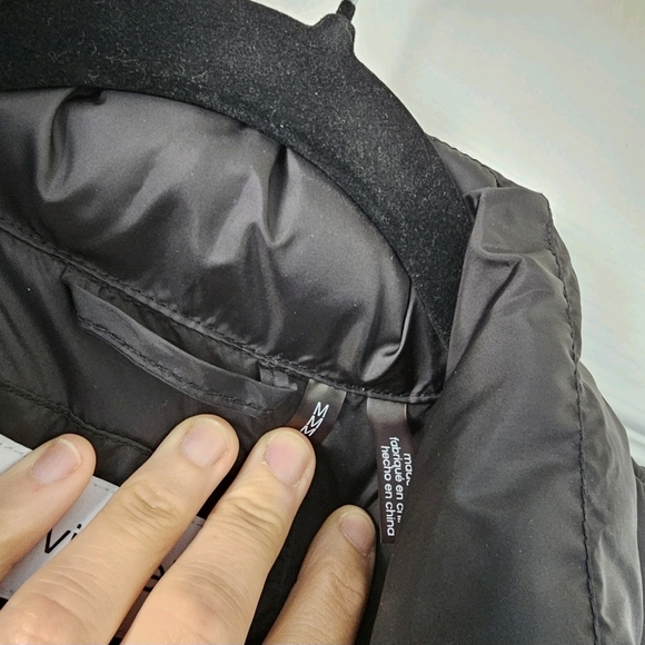 Calvin Klein Women's Sz Medium Black Zip Up Puffer Vest #99 - Picture 8 of 11